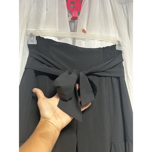Halara Breezeful High Waist Tie Back Quickdry Palazzo Flowy Wide Leg Pants Sz SM - Picture 5 of 9